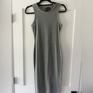 No Comment Ribbed Mini Dress